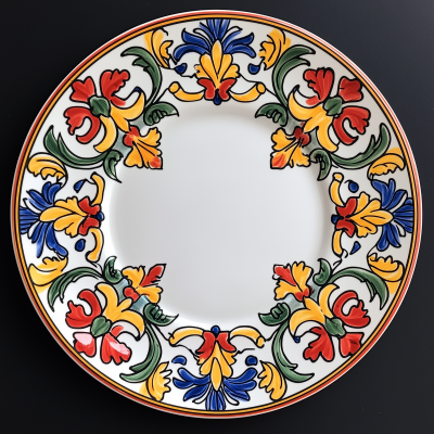 Sicilian Tile Pattern Plate