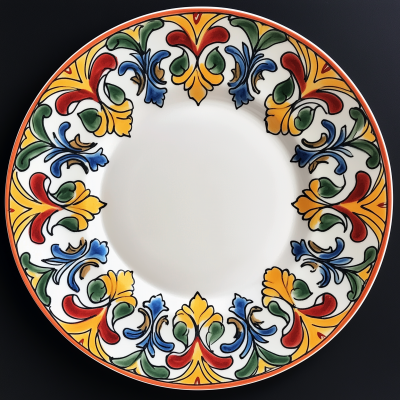 Sicilian Tile Pattern Plate