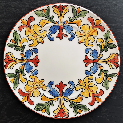 Sicilian Tile Pattern Plate