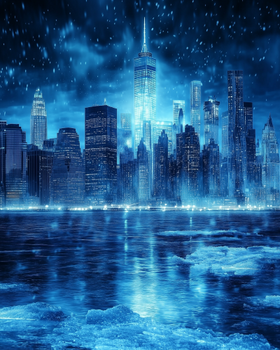 Freezing City Night