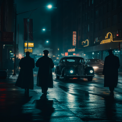 Mysterious Night in New York