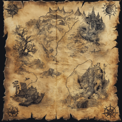 Haunted Treasure Map