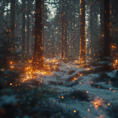 Enchanted Winter Forest