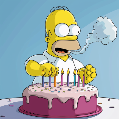 Homer Simpson’s Birthday Celebration