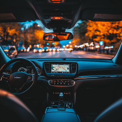 Modern Car Interior