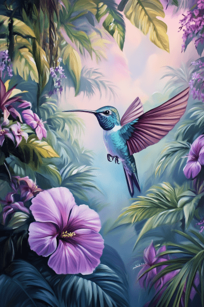 Hummingbird in Paradise