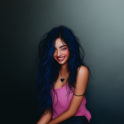 Happy Young Woman Portrait