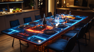 Technology Interactive Dining Table