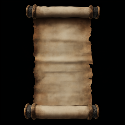 Blank Biblical Scroll