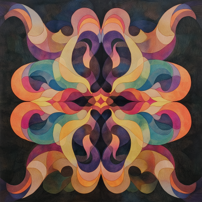 Dark Kaleidoscope Clouds