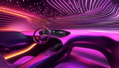 Futuristic Car Interior