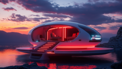 Futuristic Amphibious Home Design