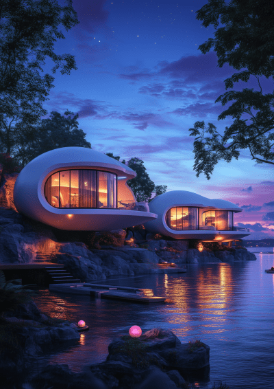 Futuristic Ladybug Homes