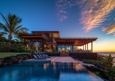Modern Home Design with Ocean View