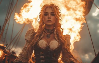 Steampunk Pirate Girl