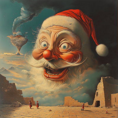 Surreal Santa
