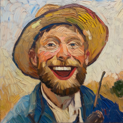 van Gogh Inspired Smile