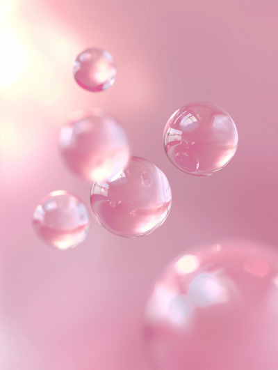Floating Pink Balls