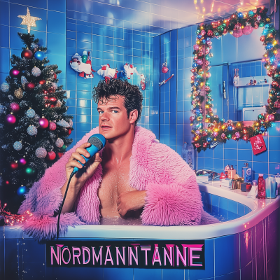 Vintage 80s Christmas Album Cover