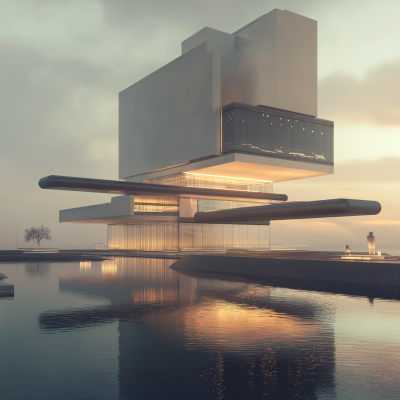 Futuristic Expandable Building Concept