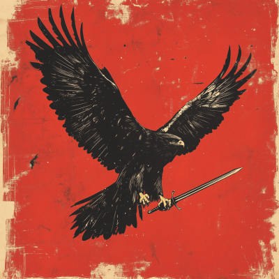 Hawk with Sword