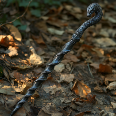 Elegant Black Magic Wand
