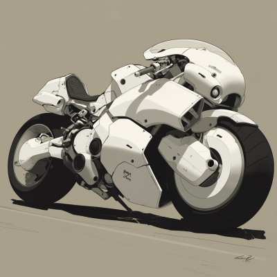 Monochrome Motorbike