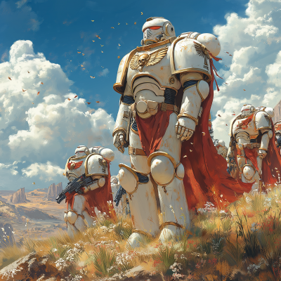 Warhammer 40k White Scars Warriors