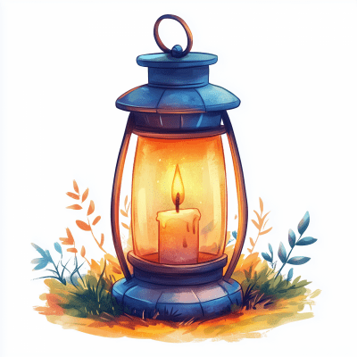 Lantern with Candle