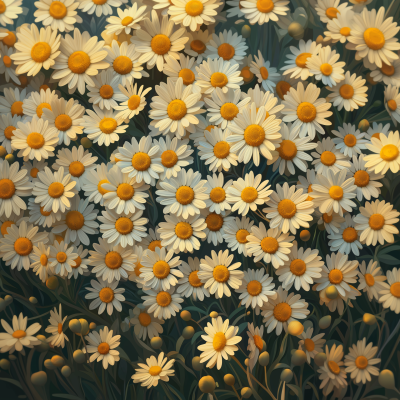 Chamomile Flower Background