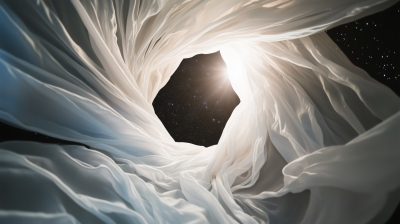 Spinning Curtains in the Universe
