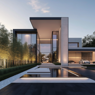 Modern Minimalist Mansion