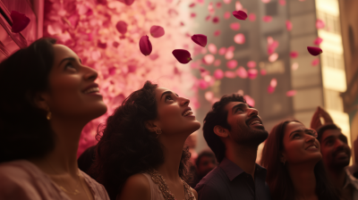 Amazed Crowd in Mumbai