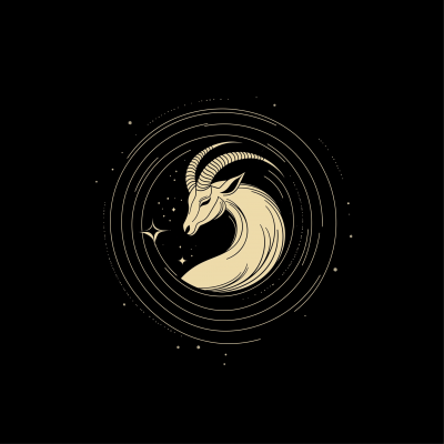 Abstract Capricorn Logo