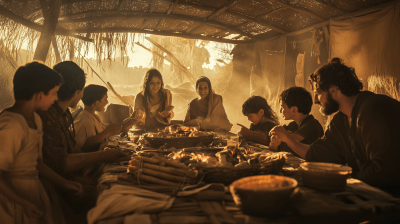 Sukkot Celebration in Ancient Israel