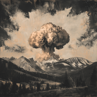 Nuclear Cloud in the Mountains