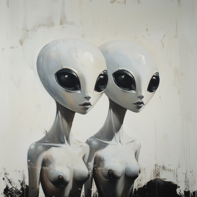 Futuristic Humanoids Portrait