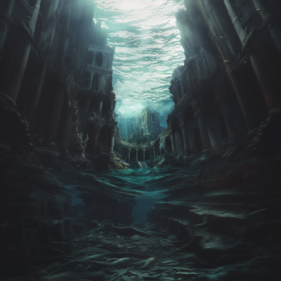 Ancient Ruins Underwater