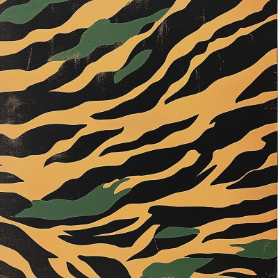 Tiger Stripe Camouflage Pattern