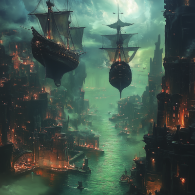 Fantasy Spelljammer Harbour