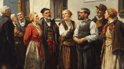 Proud Polish Adults of the 1800s