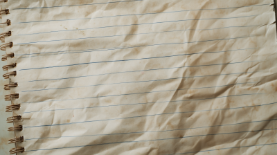 Old Lined Notebook Paper