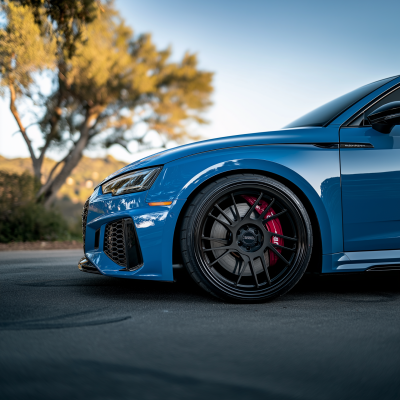 Audi with Brembo Big Brake Kit