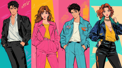 1980s Japanese Anime Characters