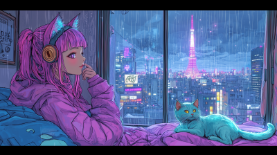 Rainy Night in Tokyo