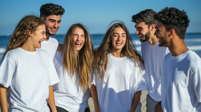 Friends on the Beach