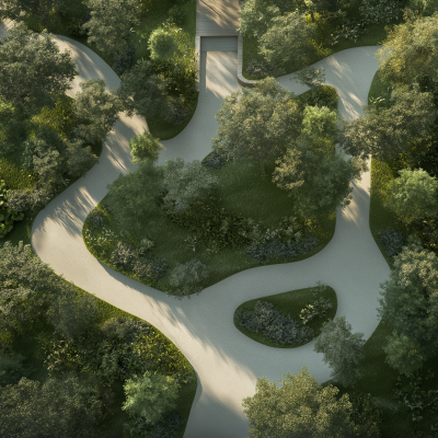 Urban Park Pathway