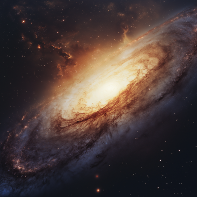 Distant Galaxy View