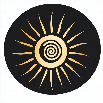 Minimalistic Spiral Logo