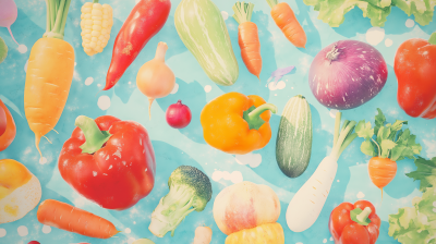 Colorful Vegetable Animation